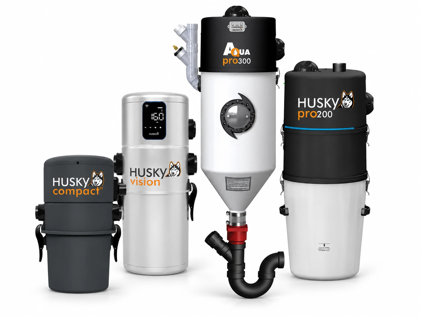Kolekce sacích jednotek HUSKY COMPACT, VISION, PRO a AQUA PRO